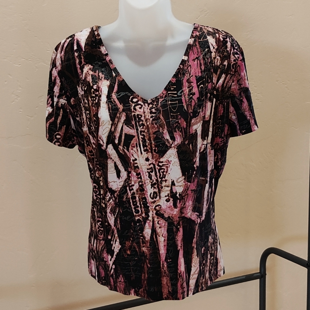 NyGard Collection Abstract blouse